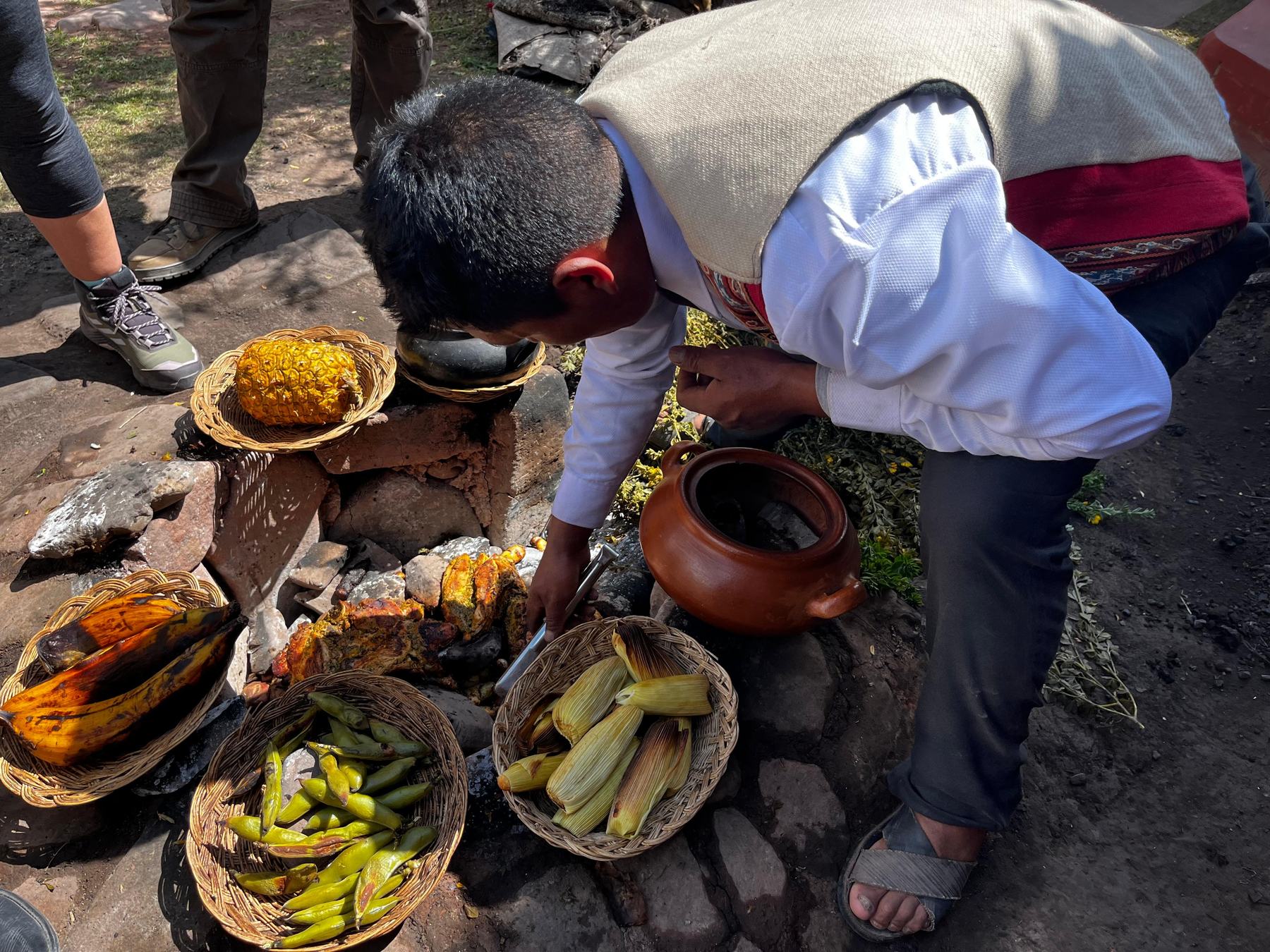 Pachamanca, cuisine traditionnelle andine