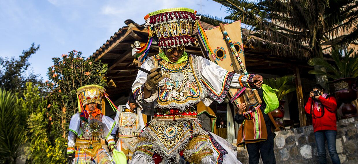 Danzantes de Tijeras, tradition andine