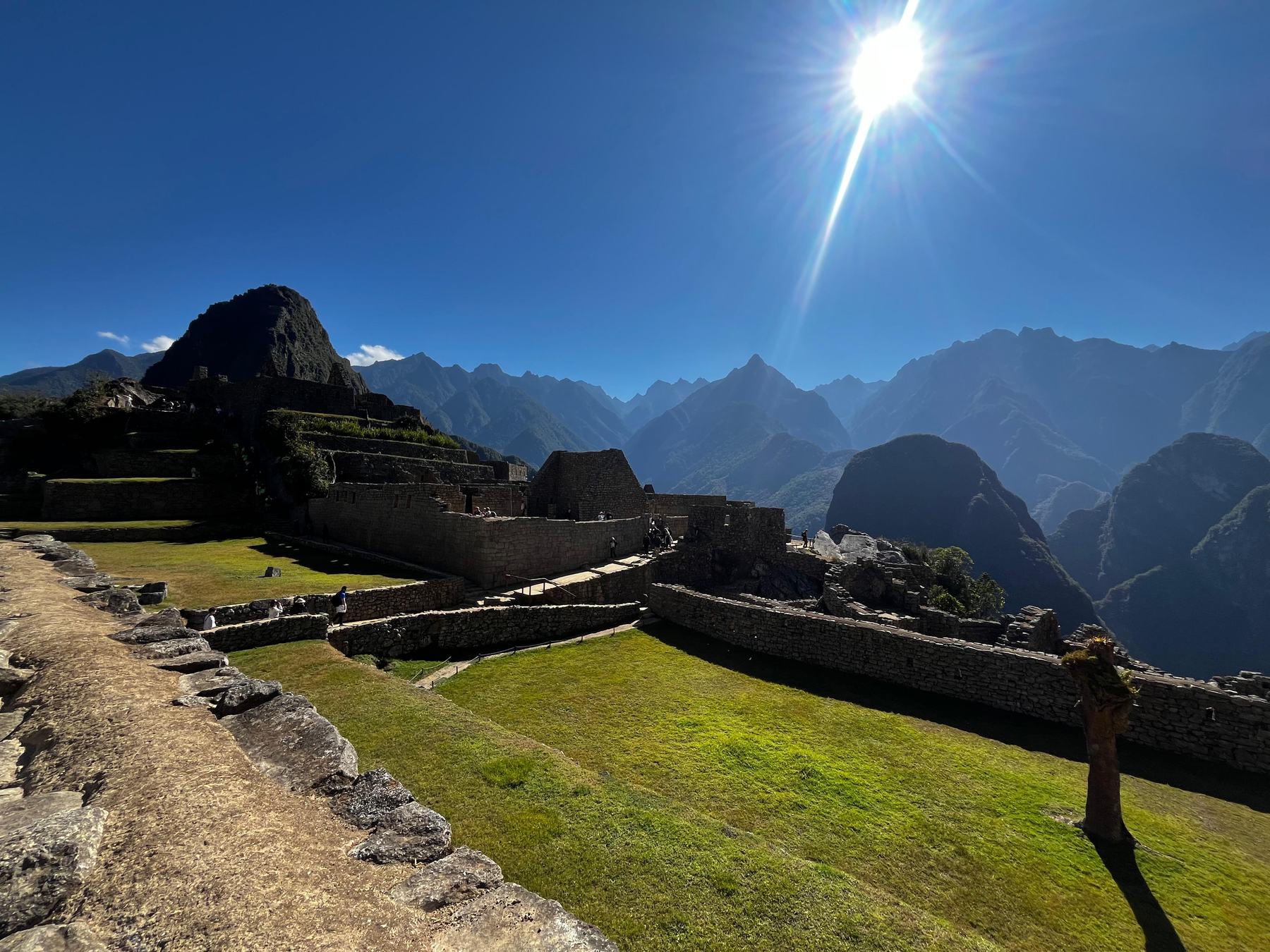 Arrivée au Machu Picchu